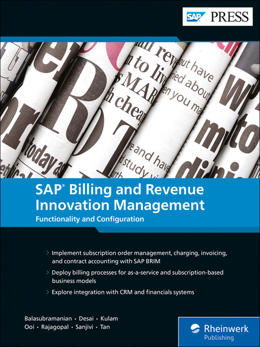 SAP Billing and Revenue Innovation Management Microsoft Library